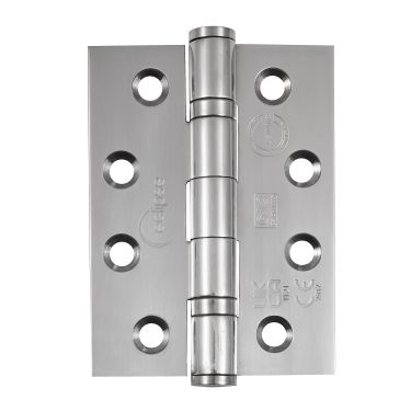 Click Here To Enlarge This Photo Of Eclipse PK853 Grade 13 Polished Stainless Steel Ball Bearing Hinges 102 x 76 x 3mm &lpar;Pack of 3&rpar;