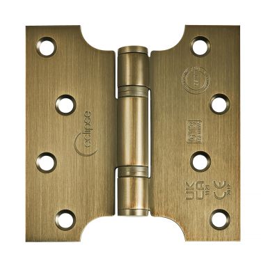 Click Here To Enlarge This Photo Of Eclipse 14989MAB Grade 13 Matt Antique Brass (Stainless Steel) Parliament Hinges 102 x 51 x 102mm