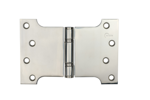 Click Here To Enlarge This Photo Of Eclipse 14996 Polished Stainless Steel Parliament Hinges 102 x 102 x 152mm