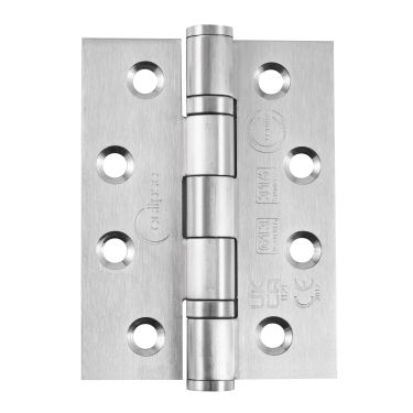Click Here To Enlarge This Photo Of Eclipse 14883 Grade 13 Satin Stainless Steel (SUS-316) Ball Bearing Hinges 102 x 76 x 3mm