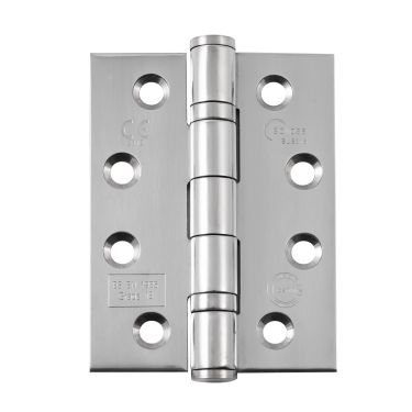 Click Here To Enlarge This Photo Of Eclipse 14884 Grade 13 Polished Stainless Steel (SUS-316) Ball Bearing Hinges 102 x 76 x 3mm