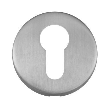 Click Here To Enlarge This Photo Of Eclipse 34412 Satin Stainless Steel (52mm x 8mm) Euro Profile Escutcheon