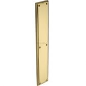 V1166-PB Heritage Brass Fingerplate 464x76mm Polished Brass Finish