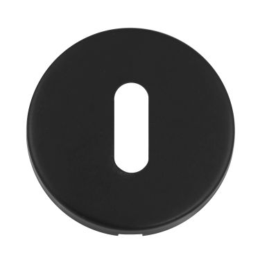 Click Here To Enlarge This Photo Of Eclipse 34911 Matt Black SS (52mm x 8mm) Standard Keyway Escutcheon