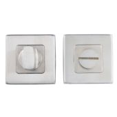 Eclipse 34579 Satin Stainless Steel Square Thumbturn and Release on Square Rose