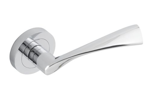 Click Here To Enlarge This Photo Of Eclipse 62110 Polished Chrome 'Monza' Lever on Round Rose Set (Freestyle Range)