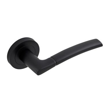 Click Here To Enlarge This Photo Of Eclipse 62114 Matt Black 'Tifosi' Lever on Round Rose Set (Freestyle Range)