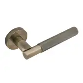 Eclipse 63245 Antique Bronze 'Linear' Lever on Round Rose Set (Insignia Range)