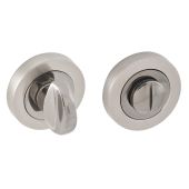 Eclipse 63593 Black Nickel/Satin Nickel Thumbturn & Release on Round Rose (Insignia Range)