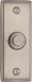 V1180-SN Heritage Brass Bell Push 3" x 1" Satin Nickel Finish
