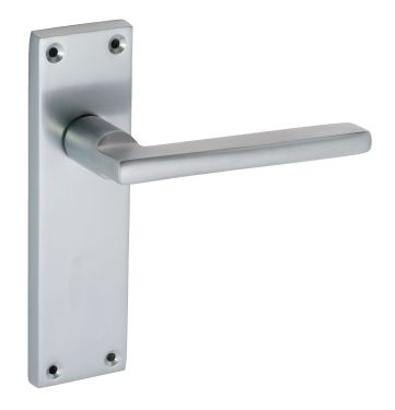 Click Here To Enlarge This Photo Of Eclipse 37712 Satin Chrome 'Auriga' Lever Latch Set
