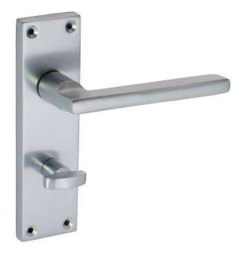 Click Here To Enlarge This Photo Of Eclipse 37713 Satin Chrome 'Auriga' Lever Bathroom Set