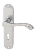 Eclipse 37697 Satin Chrome 'Cadenza' Lever Lock Set