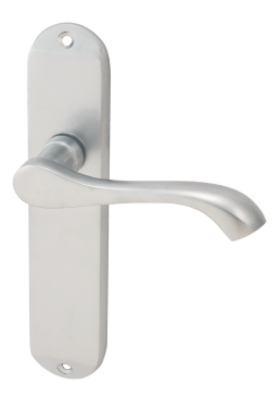 Click Here To Enlarge This Photo Of Eclipse 37698 Satin Chrome 'Cadenza' Lever Latch Set