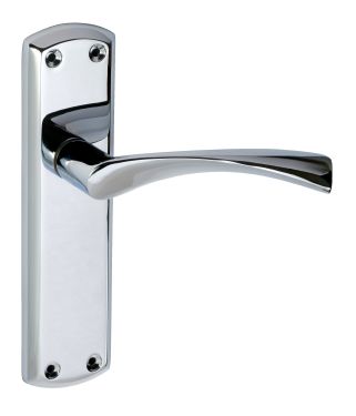 Click Here To Enlarge This Photo Of Eclipse 31722 Polished Chrome 'Monza' Lever Latch Set