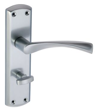 Click Here To Enlarge This Photo Of Eclipse 37723 Satin Chrome 'Monza' Lever Bathroom Set