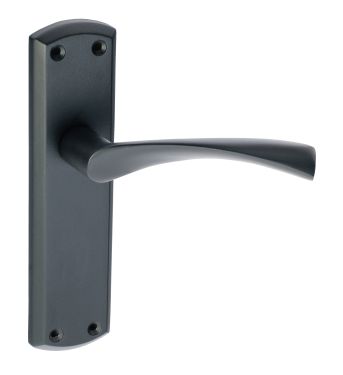 Click Here To Enlarge This Photo Of Eclipse 63722 Matt Black 'Monza' Lever Latch Set