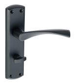 Eclipse 63723 Matt Black 'Monza' Lever Bathroom Set