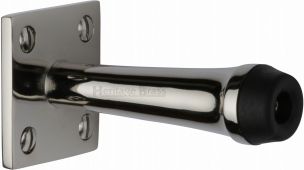 V1190 76-PNF Heritage Brass Wall Mounted Door Stop 76mm Polished Nickel Finish