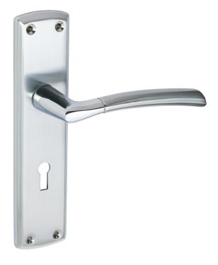Click Here To Enlarge This Photo Of Eclipse 63141 Polished/Satin Chrome 'Tifosi' Lever Lock Set