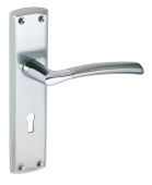 Eclipse 63141 Polished/Satin Chrome 'Tifosi' Lever Lock Set