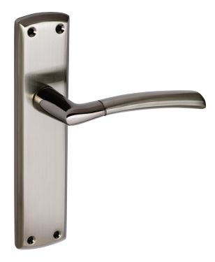 Click Here To Enlarge This Photo Of Eclipse 63146 Black Nickel/Satin Nickel 'Tifosi' Lever Latch Set