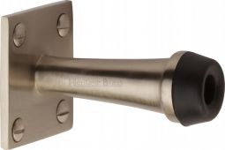 V1190 76-SN Heritage Brass Wall Mounted Door Stop 76mm Satin Nickel Finish