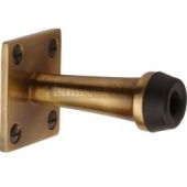 V1190-AT Heritage Brass Wall Mounted Door Stop 64mm Antique Brass Finish