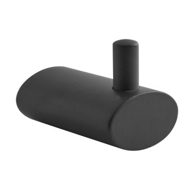 Click Here To Enlarge This Photo Of Eclipse 80126 (801 Series) Matt Black Single Robe Hook