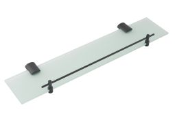 Eclipse 80135 (801 Series) Matt Black Glass Shelf