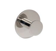 Eclipse 34752 Polished Stainless Steel Self Adhesive Single Circular Coat Hook