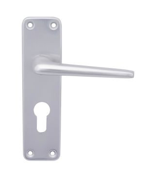 Click Here To Enlarge This Photo Of Eclipse 39916 Satin Anodised Aluminium 2000 Series Lever Euro Profile Set (47.5mm c/c)