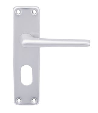 Click Here To Enlarge This Photo Of Eclipse 39917 Satin Anodised Aluminium 2000 Series Lever Oval Profile Set (48.5mm c/c)