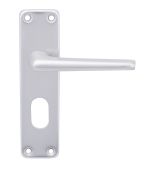 Eclipse 39917 Satin Anodised Aluminium 2000 Series Lever Oval Profile Set (48.5mm c/c)
