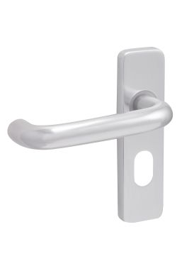 Click Here To Enlarge This Photo Of Eclipse 32453 Satin Anodised Aluminium Excell 19mm RTD Lever Oval Profile Set (48.5mm c/c)