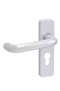 Click Here To Enlarge This Photo Of Eclipse 32454 Satin Anodised Aluminium Excell 19mm RTD Lever Euro Profile Set (47.5mm c/c)