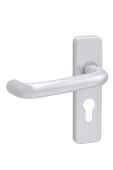Eclipse 32454 Satin Anodised Aluminium Excell 19mm RTD Lever Euro Profile Set (47.5mm c/c)