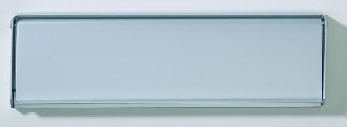 Click Here To Enlarge This Photo Of Eclipse 32440 Satin Anodised Aluminium 254x76mm Letter Plate Unsprung (Face Fix)
