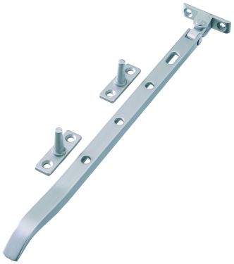 Click Here To Enlarge This Photo Of Eclipse 32421 Satin Anodised Aluminium 254mm Casement Stay