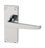 Eclipse 31802 Victorian Straight Polished Chrome 'Cezanne' Lever Latch Set