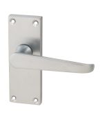 Eclipse 37291 Victorian Straight Satin Chrome 'Cezanne' Lever Latch Set