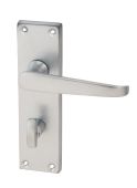 Eclipse 37292 Victorian Straight Satin Chrome 'Cezanne' Lever Bathroom Set