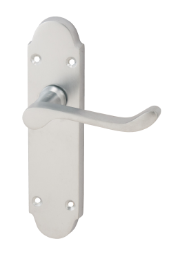Click Here To Enlarge This Photo Of Eclipse 37807 Chromaxe Satin Chrome Lever Latch Set