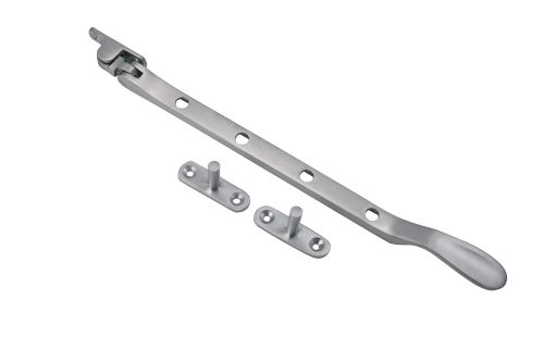 Click Here To Enlarge This Photo Of Eclipse 37815 Victorian Pattern Satin Chrome 254mm Casement Stay