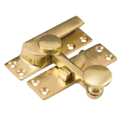 Eclipse 21164 Quadrant Pattern Polished Brass Sash Fastener