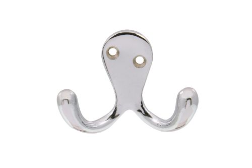 Click Here To Enlarge This Photo Of Eclipse 31864 Polished Chrome 50mm Victorian Double Robe Hook