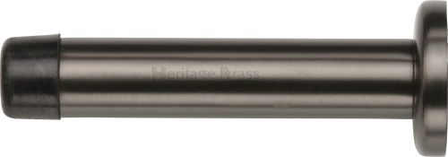 Click Here To Enlarge This Photo Of V1192 76-MB Heritage Brass Projection Door Stop 76mm  (87mm projection inc buffer) Matt Bronze Finish