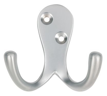 Click Here To Enlarge This Photo Of Eclipse 37864 Satin Chrome 50mm Victorian Double Robe Hook
