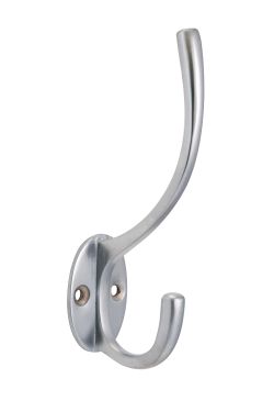 Click Here To Enlarge This Photo Of Eclipse 37831 Satin Chrome 127mm Victorian Pattern Hat & Coat Hook