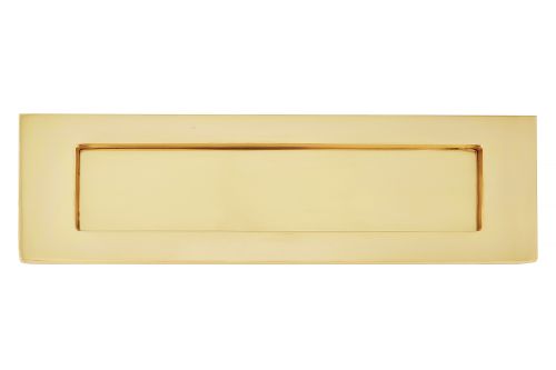Click Here To Enlarge This Photo Of Eclipse 21112 Polished Brass 254mm x 76mm Victorian Pattern Letter Plate